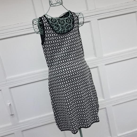 Sweater Dress Long Tank Top Knit Sweater Print - Picture 3 of 16